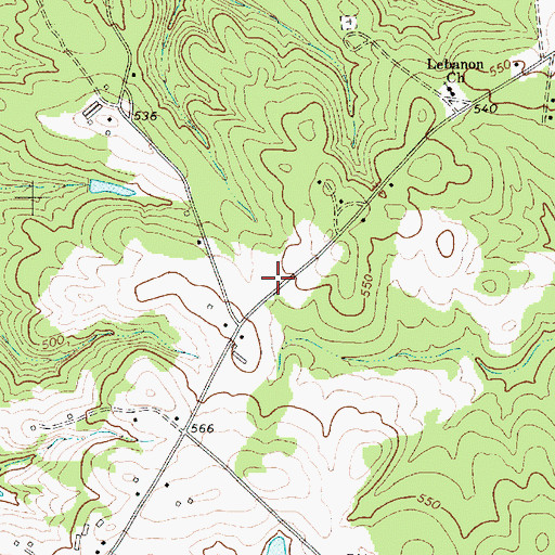 Topographic Map of Bethel Community School (historical), SC
