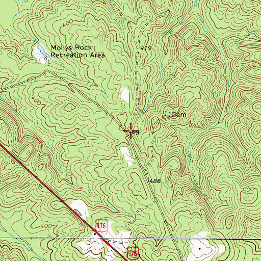 Topographic Map of Colonel Brown School (historical), SC