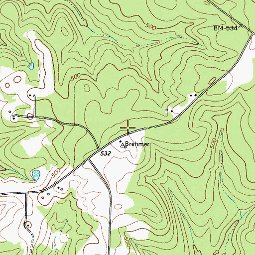 Topographic Map of Dominick School (historical), SC