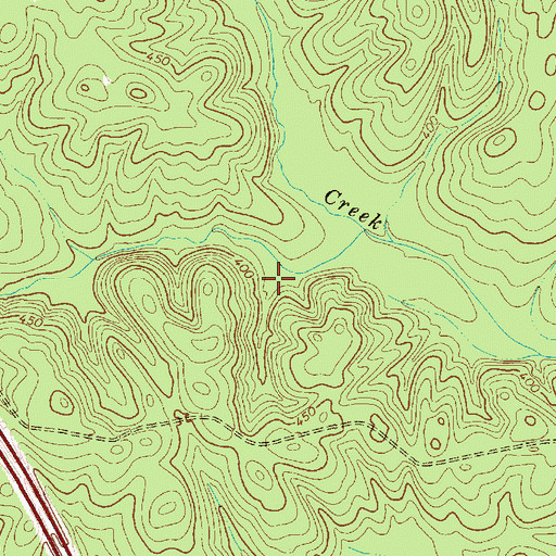 Topographic Map of Gilliam Chapel School (historical), SC
