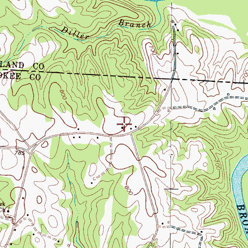 Topographic Map of Assembly of God Church (historical), SC