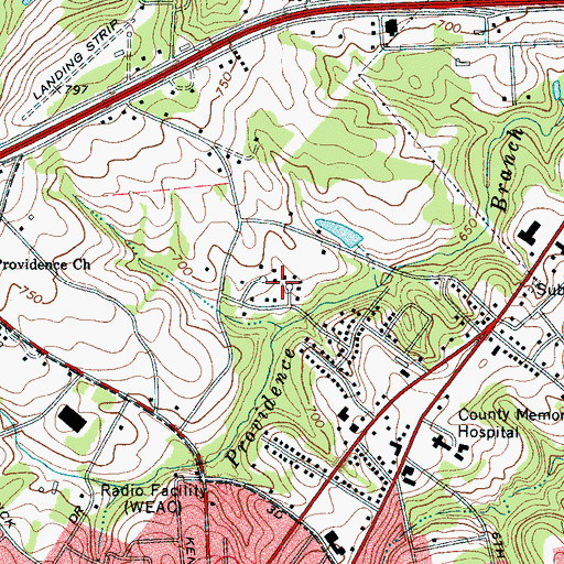 Topographic Map of Connecticut Park, SC