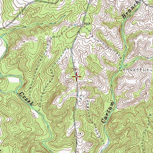 Topographic Map of Ebenezer School (historical), SC