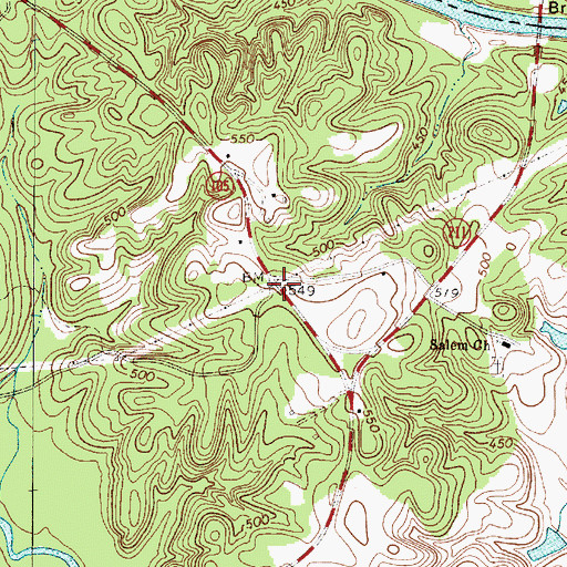 Topographic Map of Etta (historical), SC