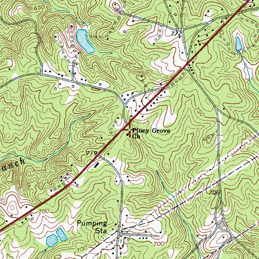 Topographic Map of Galilee Cemetery, SC