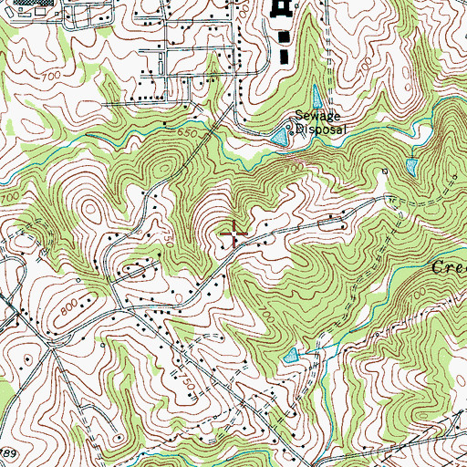 Topographic Map of Glenhaven, SC