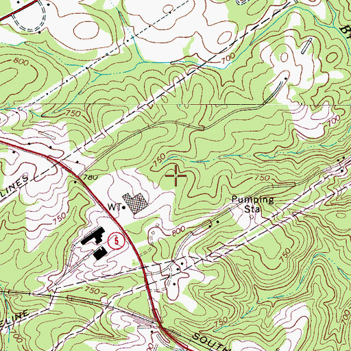 Topographic Map of Goode Cemetery, SC