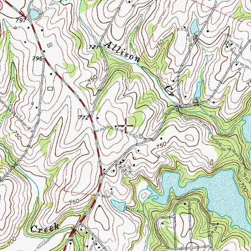 Topographic Map of Harmony Hill, SC