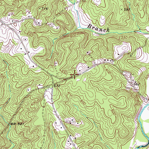 Topographic Map of McGill School (historical), SC