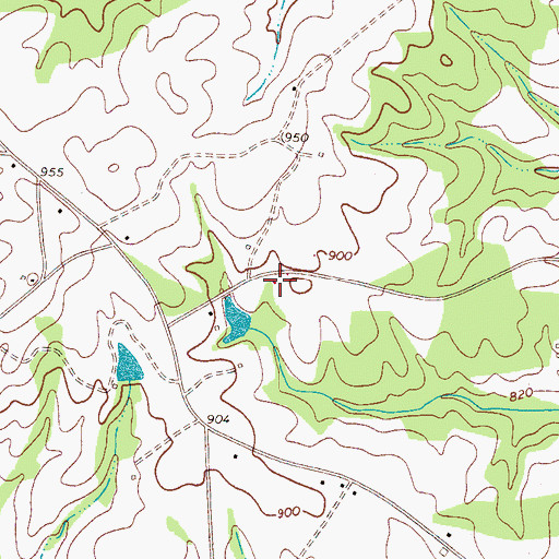 Topographic Map of Mount Joy Church (historical), SC