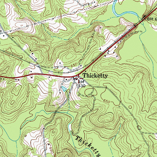 Topographic Map of Mount View Church (historical), SC