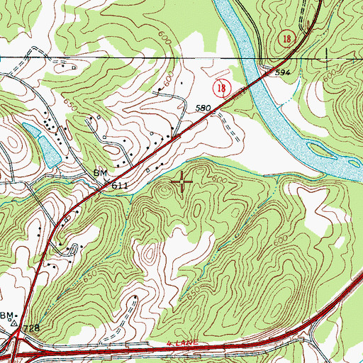 Topographic Map of Ross Cemetery, SC