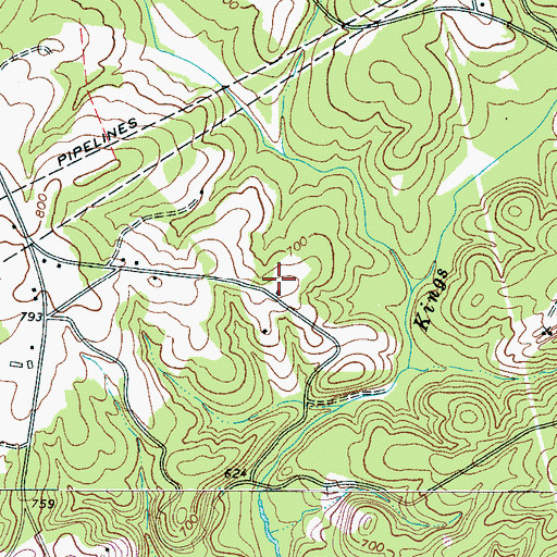 Topographic Map of Stewart Cemetery, SC