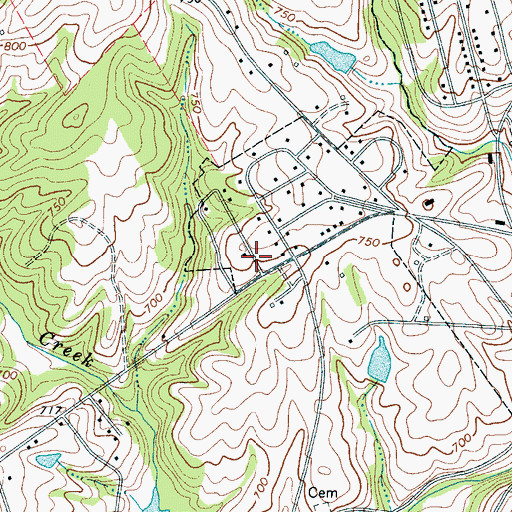 Topographic Map of Wellington Manor, SC
