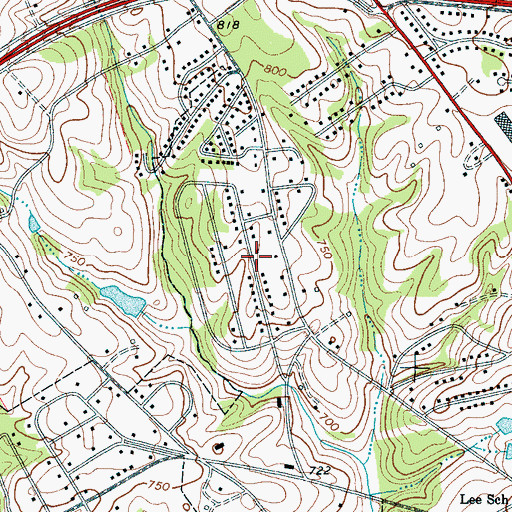 Topographic Map of Westerly Park, SC