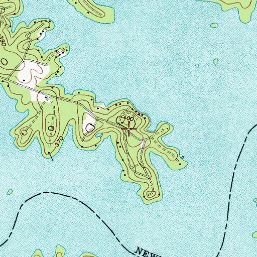 Topographic Map of Jug Hole, SC