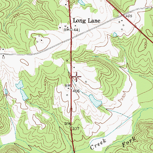 Topographic Map of Laway School (historical), SC