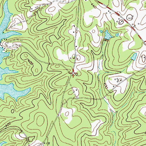 Topographic Map of Living Inn, SC