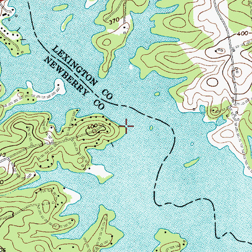 Topographic Map of Lominick Point, SC