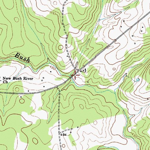 Topographic Map of Peisters Mill (historical), SC