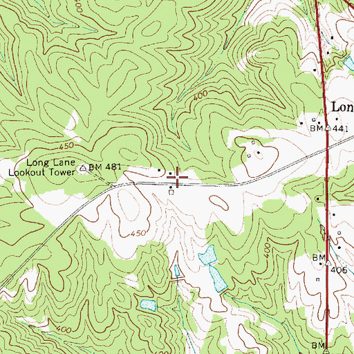 Topographic Map of Saint Pauls Church (historical), SC