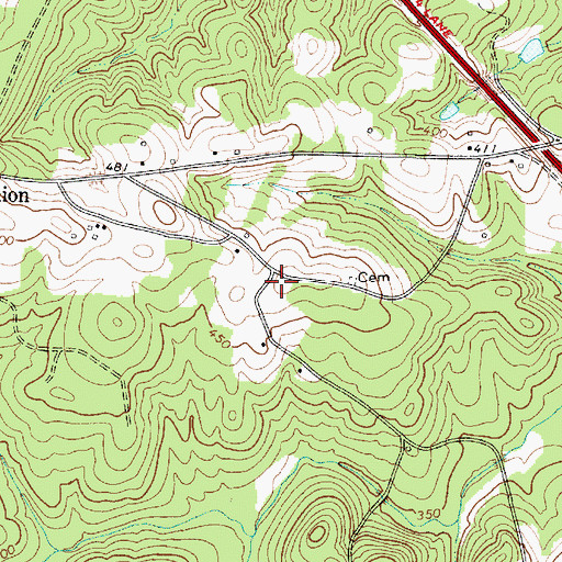 Topographic Map of Union School (historical), SC