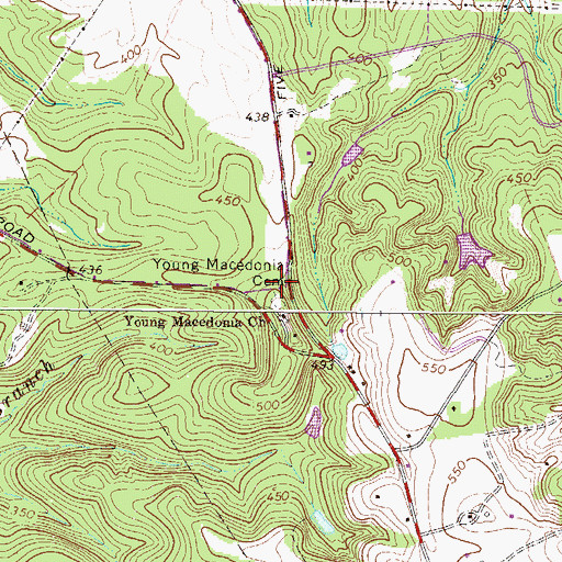 Topographic Map of Gardenville School (historical), SC