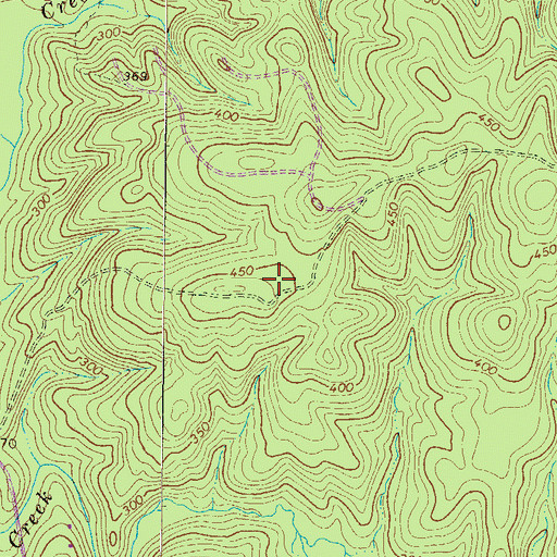Topographic Map of Wells Church (historical), SC