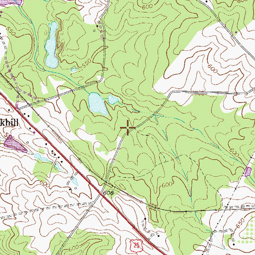 Topographic Map of Susan Jamison Grove School (historical), SC
