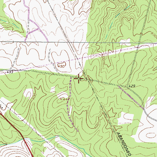 Topographic Map of Log Creek School (historical), SC