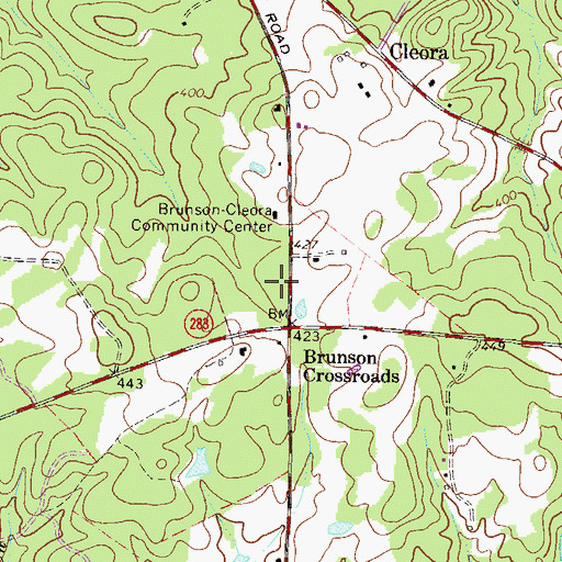 Topographic Map of Robinson School (historical), SC