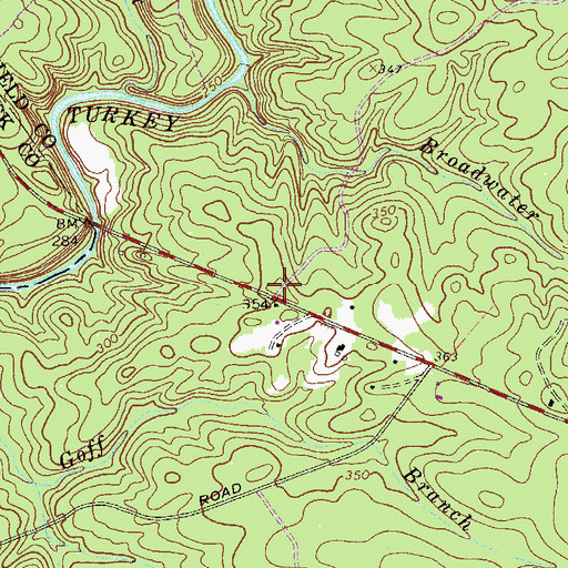 Topographic Map of Cockran Church (historical), SC