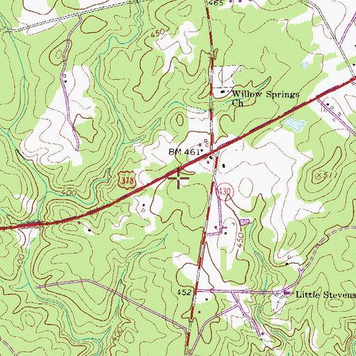 Topographic Map of Willow Springs School (historical), SC