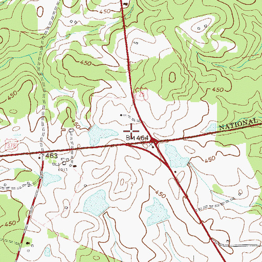Topographic Map of Limestone Farm, SC
