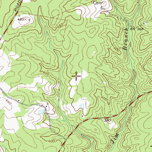 Topographic Map of Copper Spring School (historical), SC