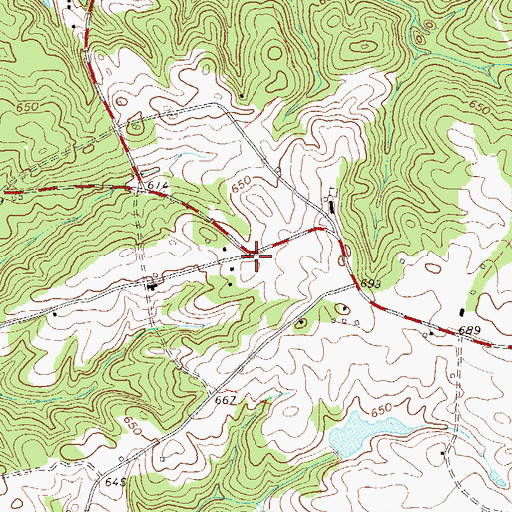 Topographic Map of Bells Church (historical), SC
