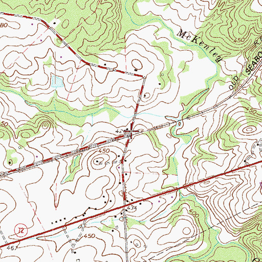 Topographic Map of Dresden (historical), SC