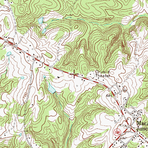 Topographic Map of Eureka School (historical), SC