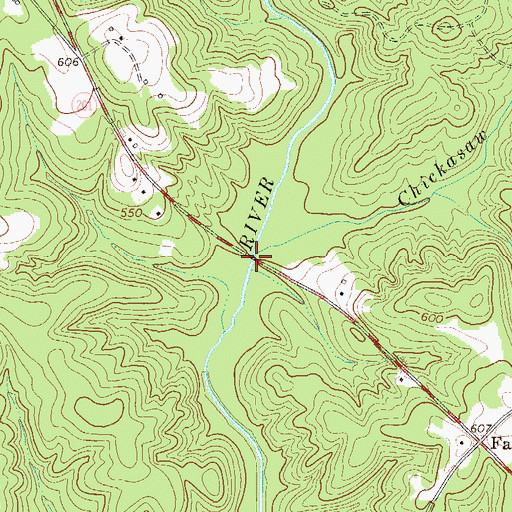 Topographic Map of Fairs Bridge, SC