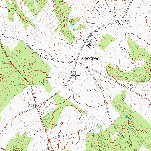 Topographic Map of Friendship School (historical), SC