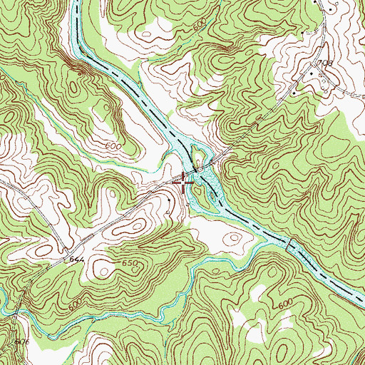 Topographic Map of Irwin Mill (historical), SC