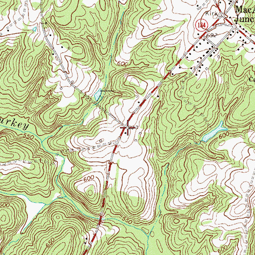 Topographic Map of Piney Grove School (historical), SC