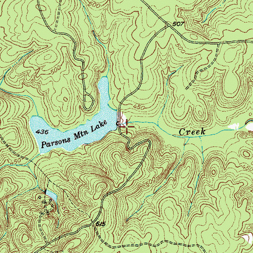 Topographic Map of Poplar Grove School (historical), SC