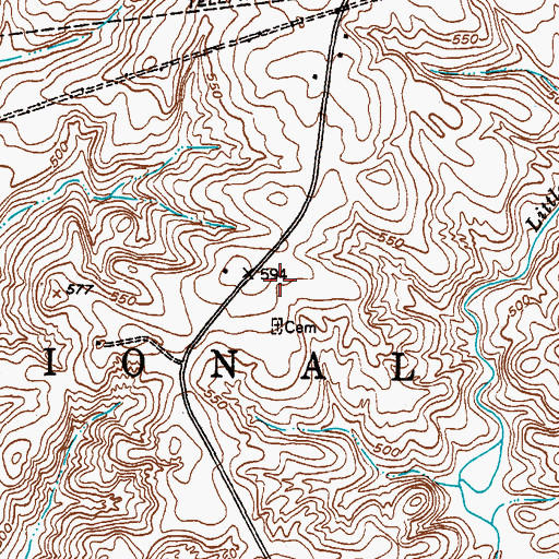 Topographic Map of Tolbert Cemetery, SC