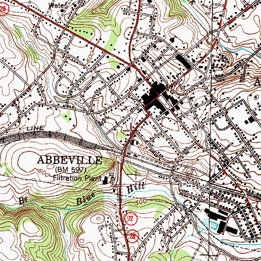 Topographic Map of Trinity Cemetery, SC