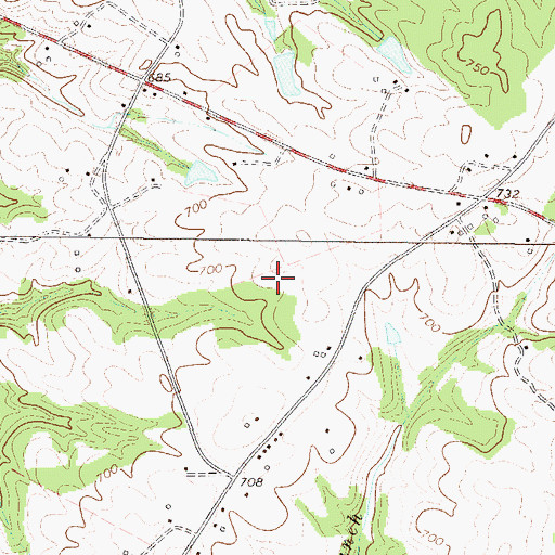 Topographic Map of Westview School (historical), SC