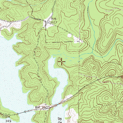 Topographic Map of Badwell Cemetery, SC