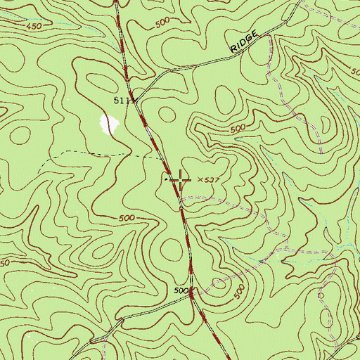 Topographic Map of Lyon School (historical), SC