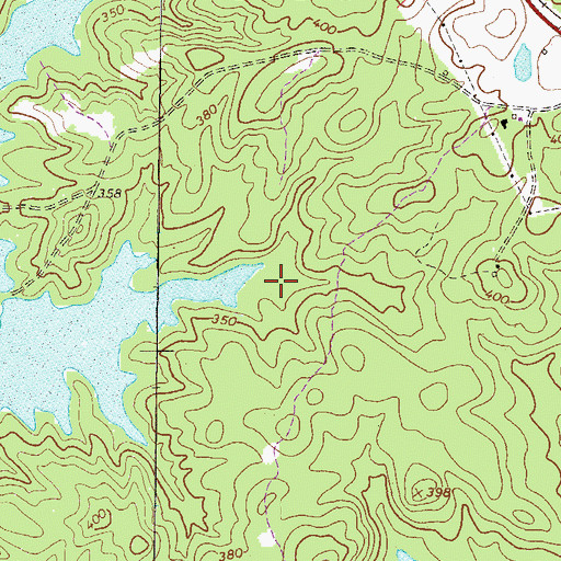 Topographic Map of Parksville Recreation Area, SC