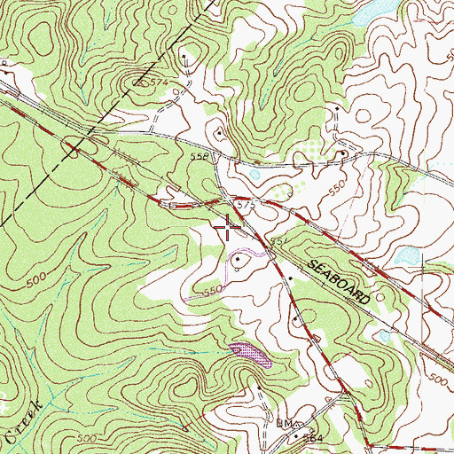 Topographic Map of Boyds Chapel School (historical), SC